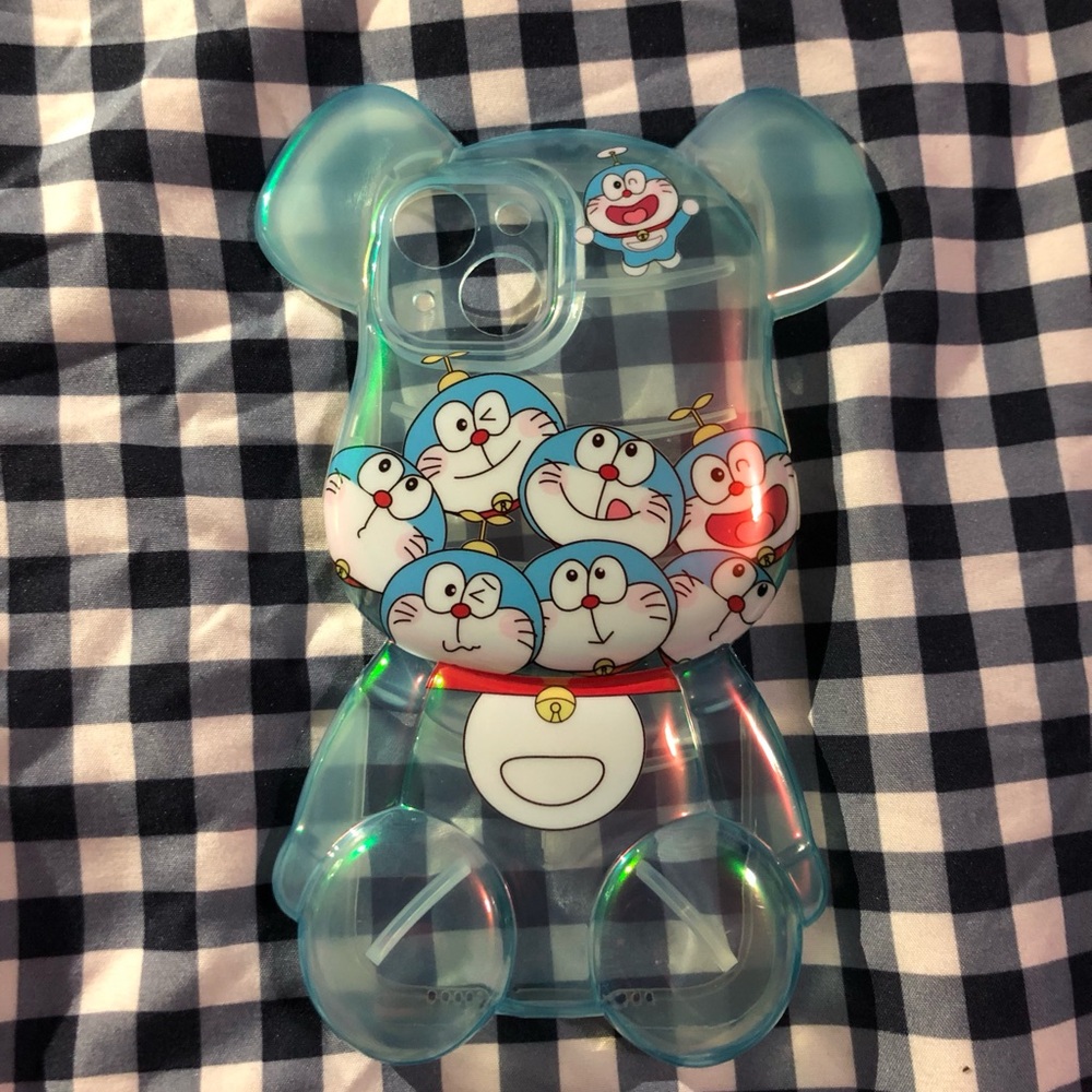 Holographic Doraemon iPhone case